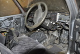 Toyota Land Cruiser Prado 78: удаляется вся приборная панель за исключением радиатора печки и информационного табло